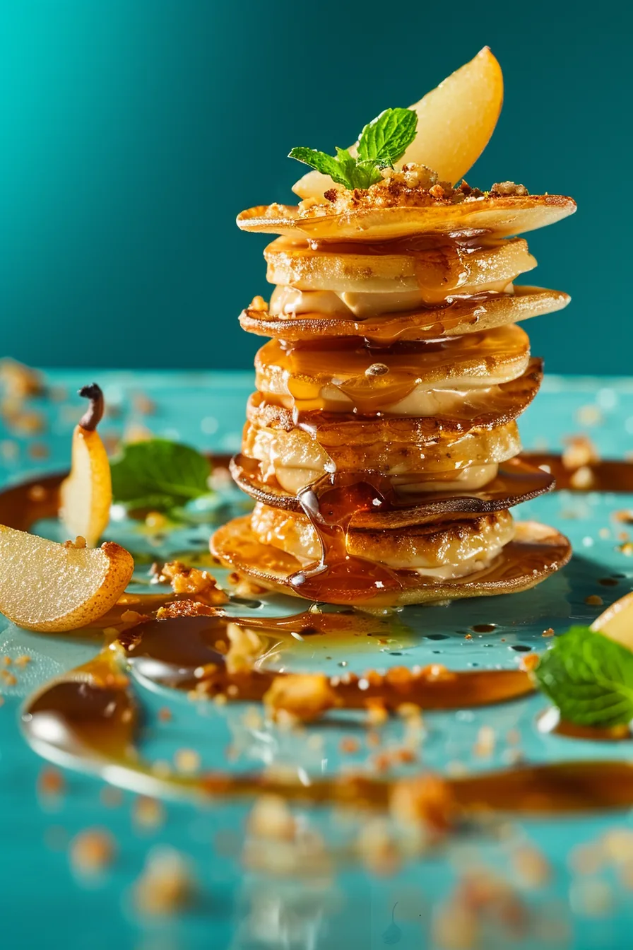 Blinis Frais au Sarrasin et Réduction de Poiré