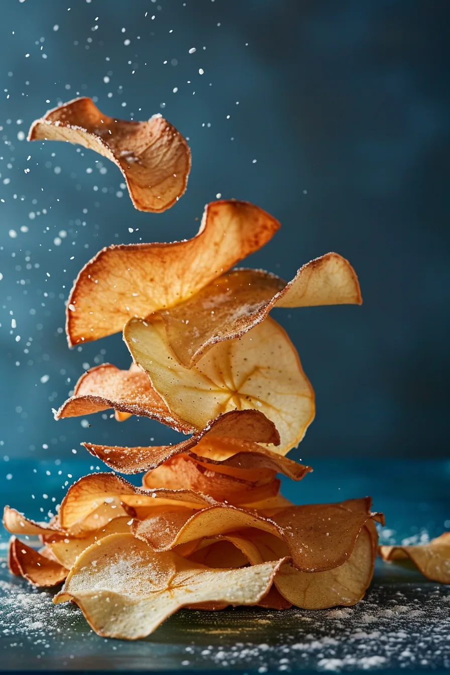 Chips de pomme au calvados