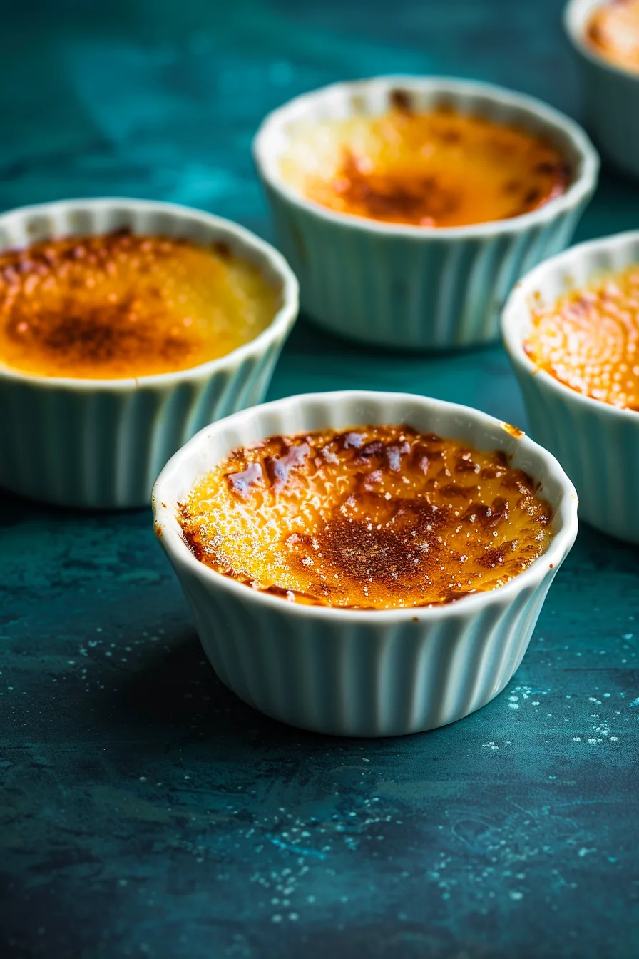 Crème Brûlée au Calvados et Crème Fraîche de Normandie