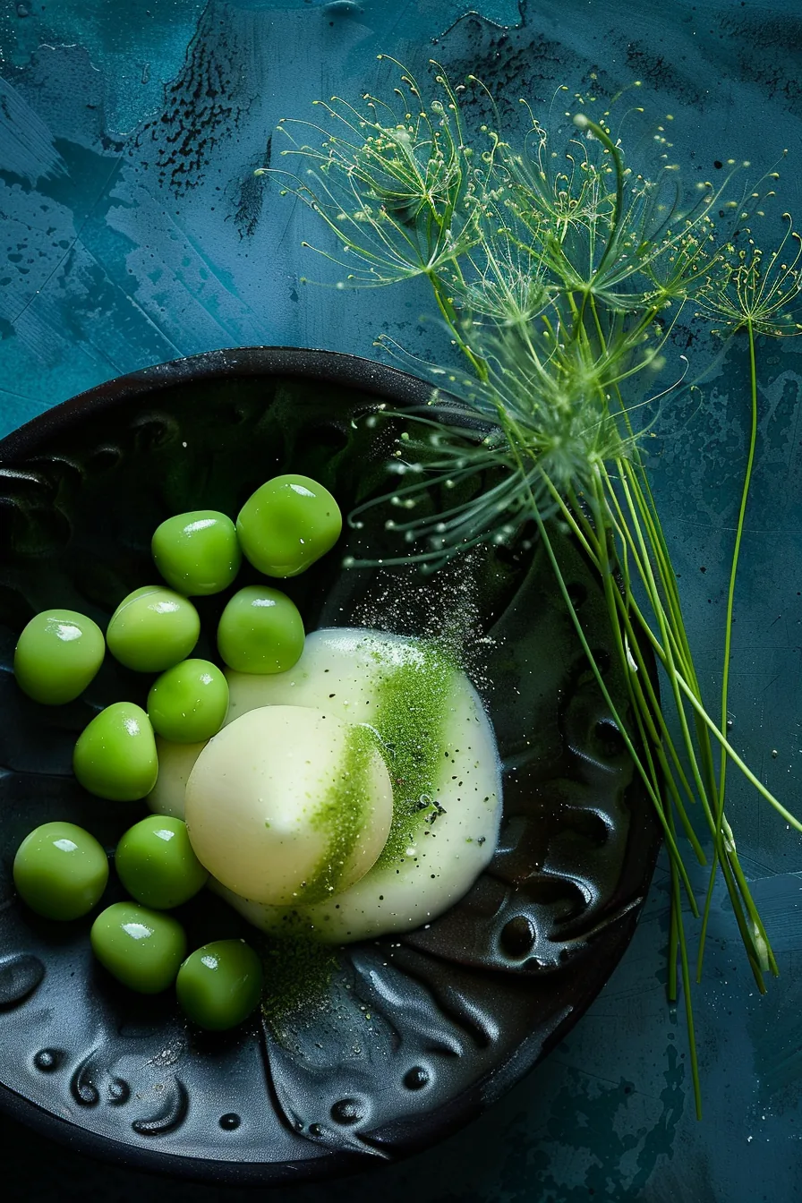 Petits Pois Frais à la Sauce Cidre et Fromage Le Deauville