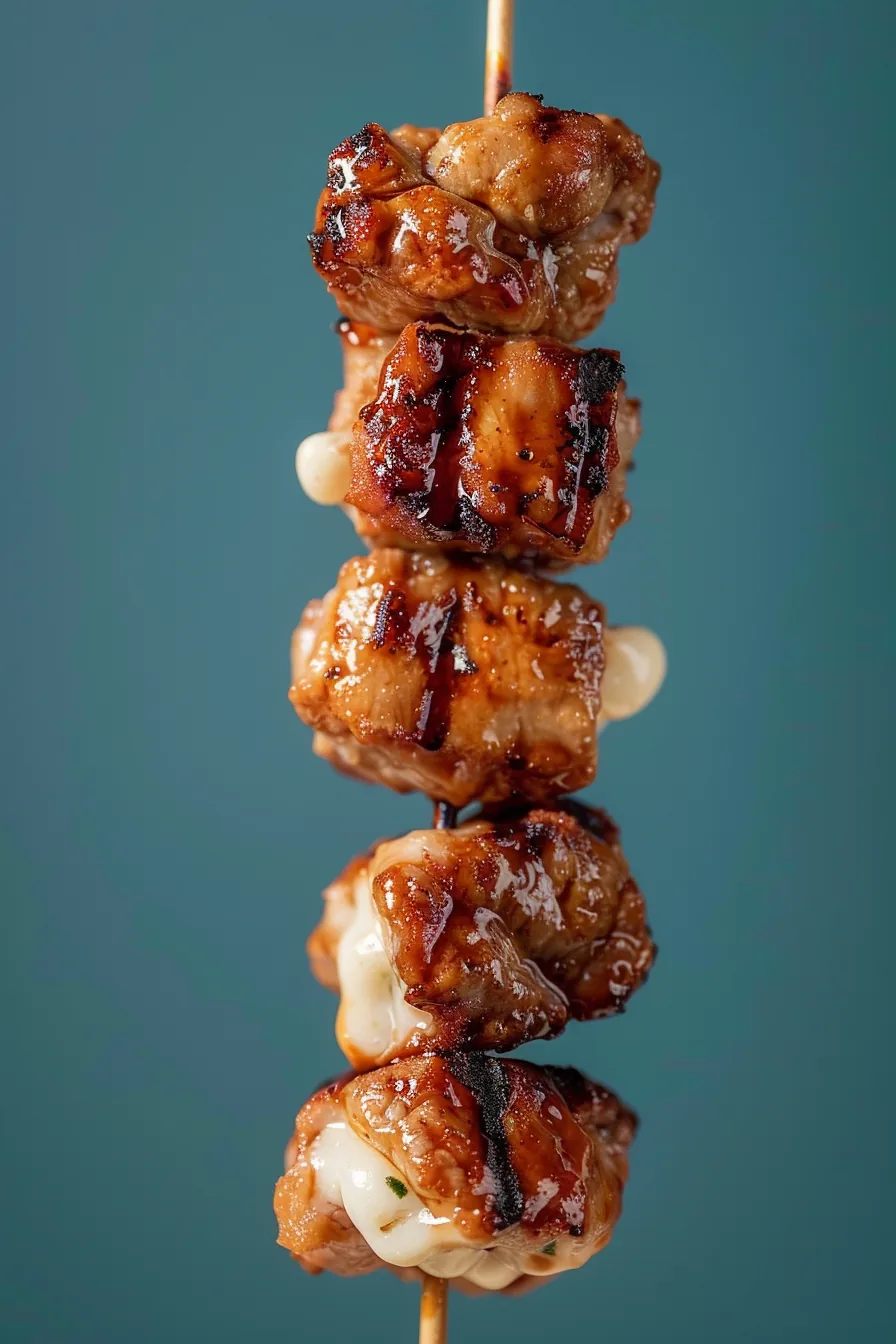 Yakitori au Livarot AOP